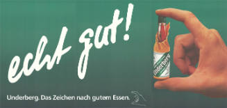 Echt gut! Underberg. Das Zeichen nach gutem Essen.