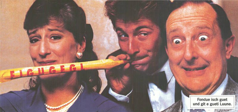 FIGUGEGL, Fondue isch guet und git e gueti Luune.