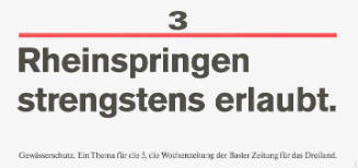 3, Rheinspringen strengstens erlaubt.