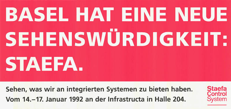 Basel hat eine neue Sehenswürdigkeit: STAEFA.