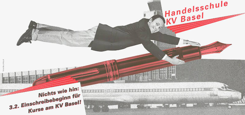 Nichts wie hin: 3.2. Einschreibebeginn für Kurse am KV Basel! Handelsschule KV Basel