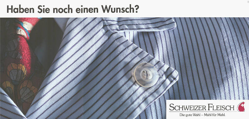Haben Sie noch einen Wunsch? Schweizer Fleisch