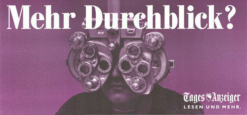 Mehr Durchblick? Tages-Anzeiger