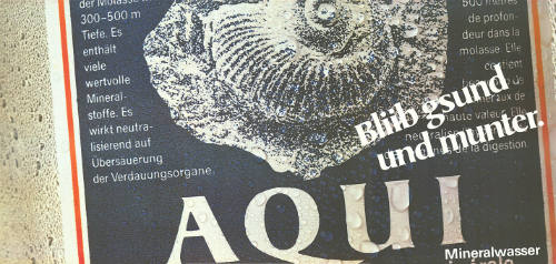 Aqui Mineralwasser, Bliib gsund und munter.
