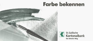 Farbe bekennen, St.Gallische Kantonalbank