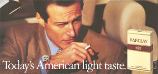Today’s American light taste. Barclay