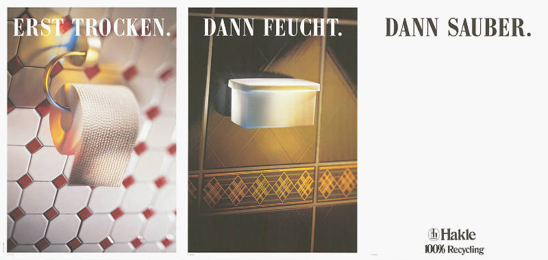 Erst trocken. Dann feucht. Dann sauber. Hakle