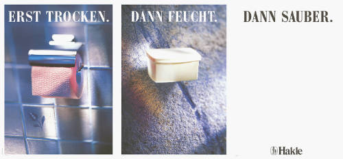 Erst trocken. Dann feucht. Dann sauber. Hakle