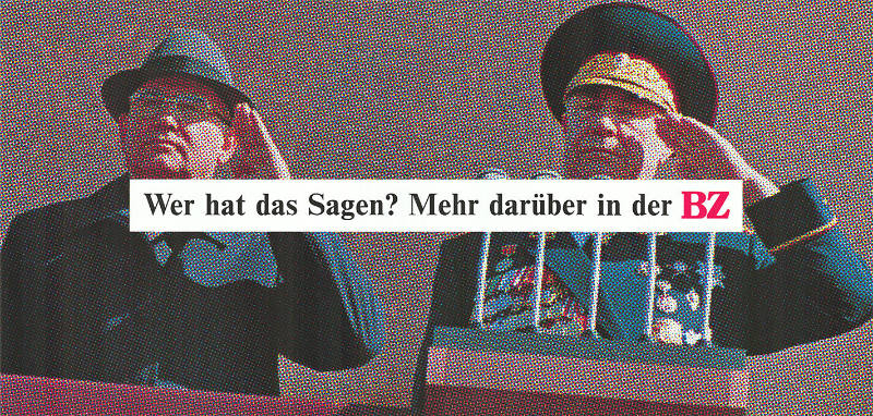 Wer hat das Sagen? Mehr darüber in der BZ