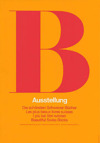 Ausstellung, Die schönsten Schweizer Bücher, Les plus beaux livres suisses, I più bei libri svizzeri, Beautiful Swiss Books
