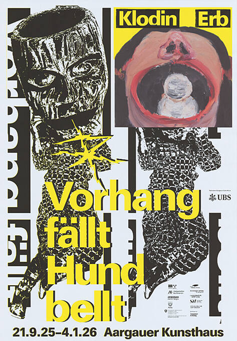 Klodin Erb, Vorhang fällt, Hund bellt, Aargauer Kunsthaus Aarau
