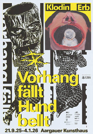 Klodin Erb, Vorhang fällt, Hund bellt, Aargauer Kunsthaus Aarau